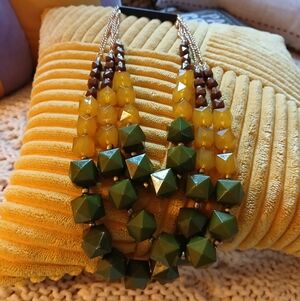 Noir necklace - Statement Necklace New Jewelry Christmas Gift